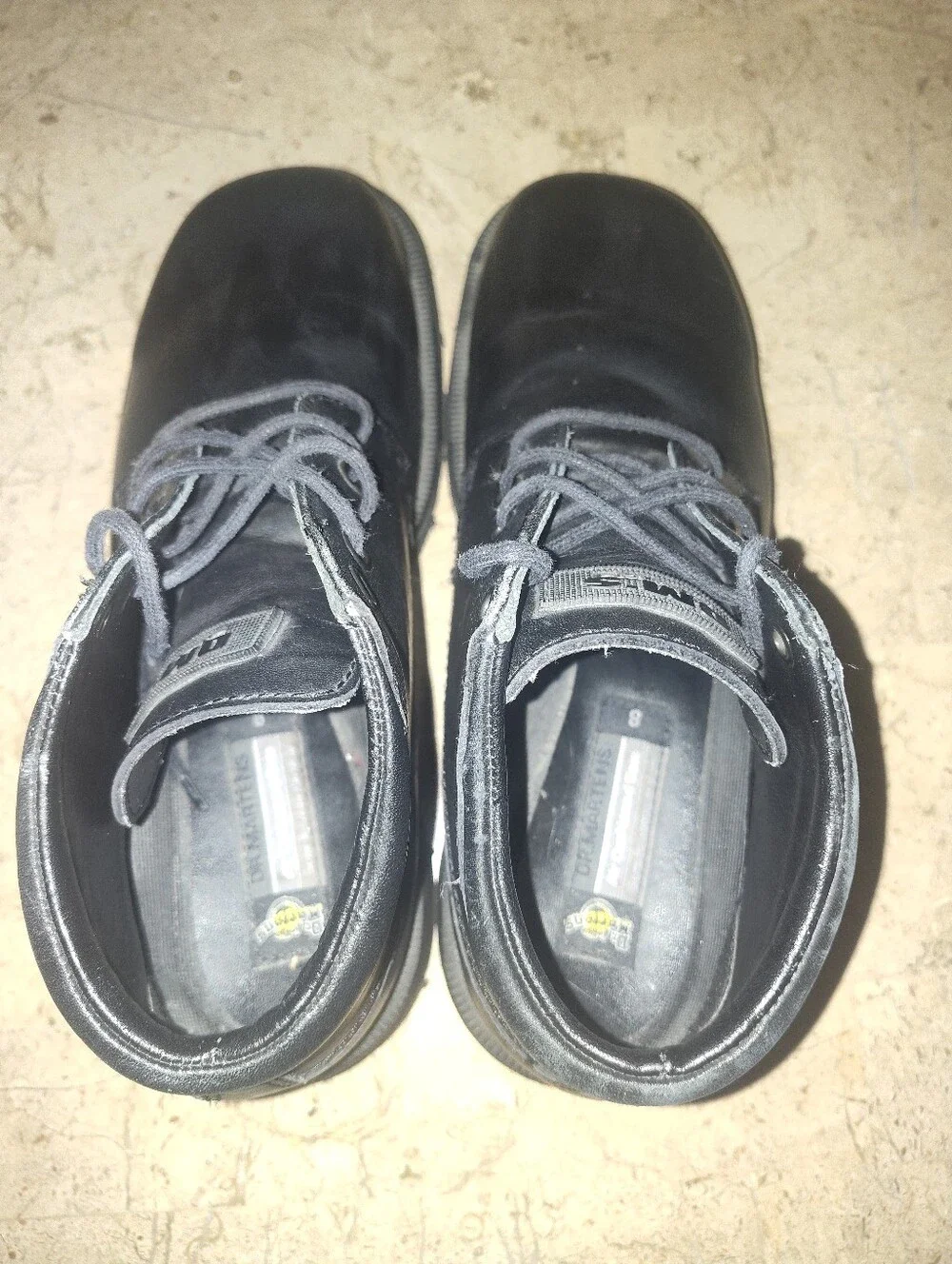 Dr Martens 9286 Vintage Men's Black Leather Made In England Lace-Up Chukka Boots